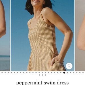 Honeymark Peppermint Gingham Swim Dress